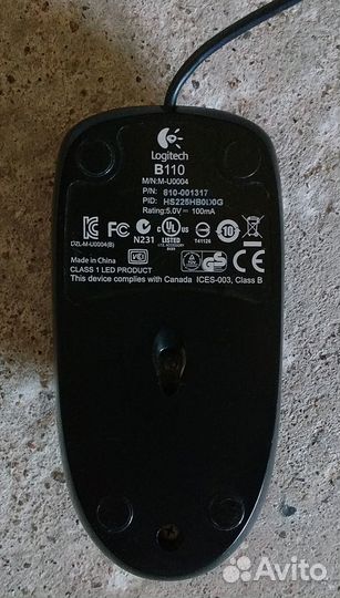 Мышь компьютерная Logitech B110