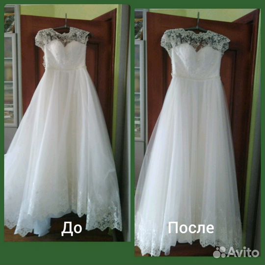 Глажка,отпаривание свадебных платьев.Выезд на дом