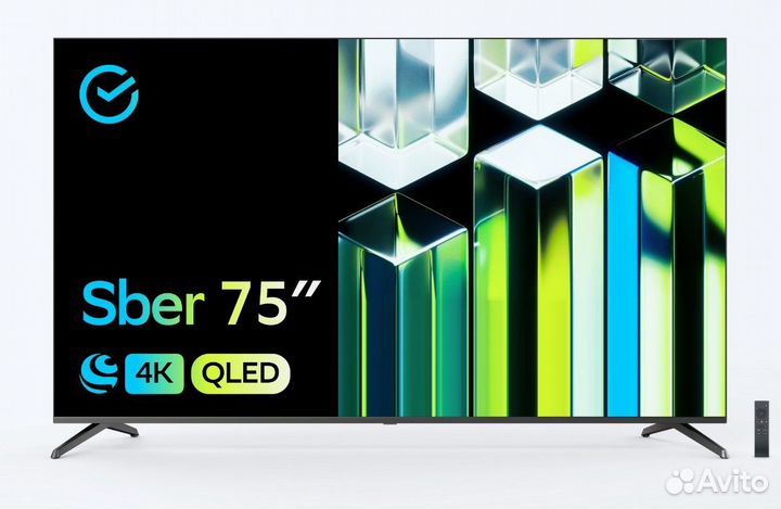 Новый SMART Tv телевизор 75