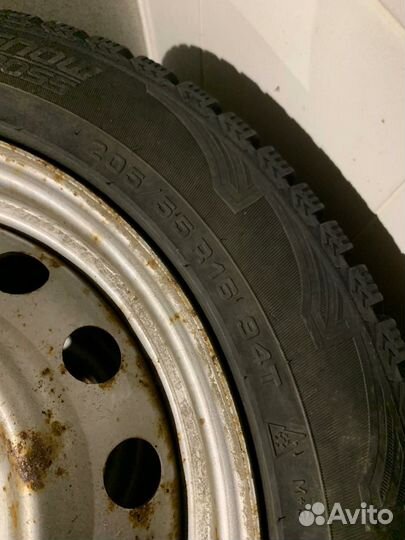 R16 Cordiant Snow Cross 205/55, PCD 5x114.3 DIA 67.1