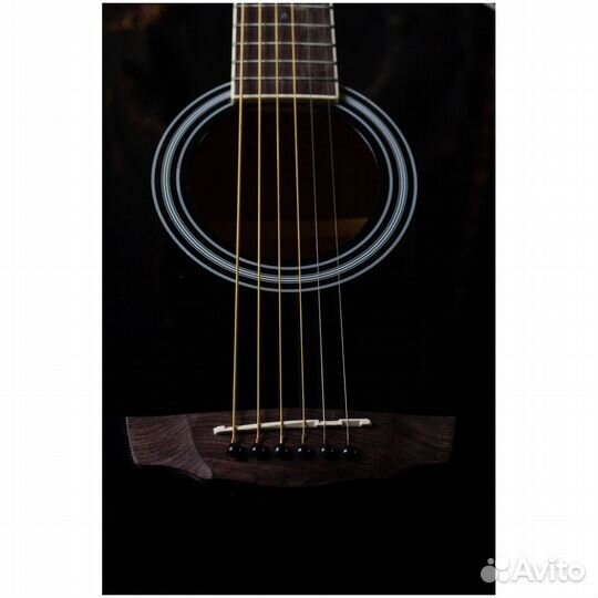 Акустическая гитара Flight D-200 BK