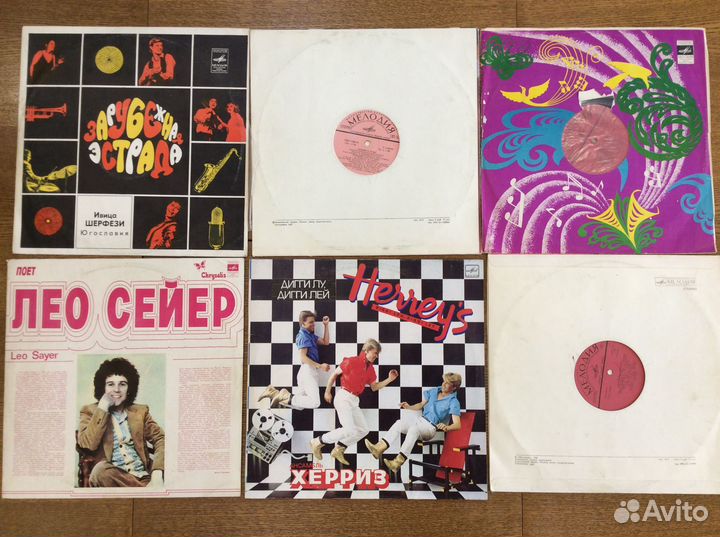 Виниловые пластинки очень много