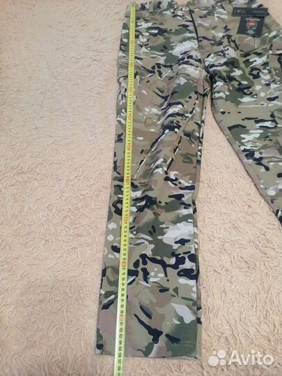 Камуфляжные брюки на флисе осень/зима - Софтшел