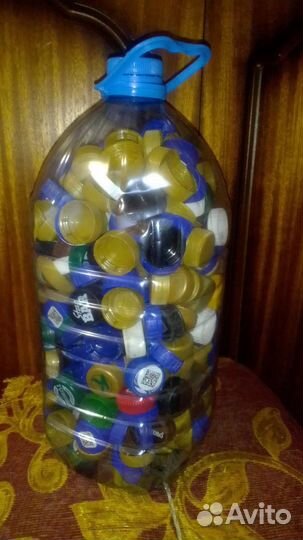 Крышки от пэт бутылок