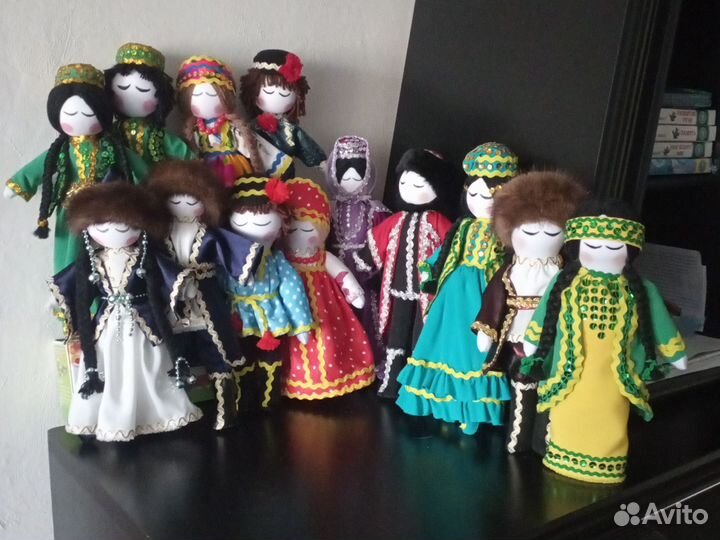 Куклы в национальных костюмах ручной работы
