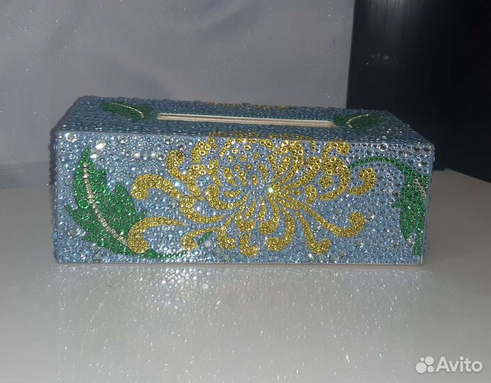 Салфетница интерьерная с алмазной вышивкой