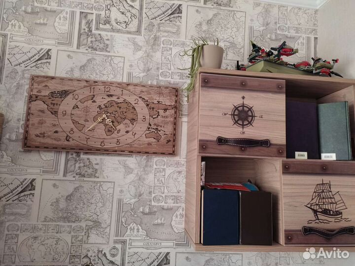 Комплект детской мебели Корсар(кровать, стол, шкаф