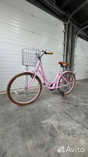 Велосипед Actiwell City 7 скоростей розовый