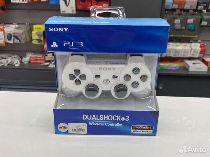 Джойстик PS3 nvidia Shield белый