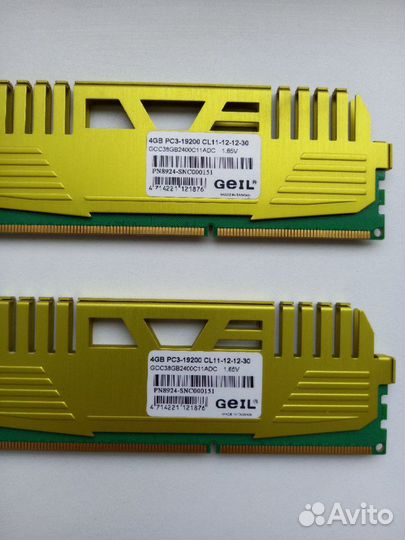 Память DDR3 8 Гб (4 x 2) - Geil Evo Corsa