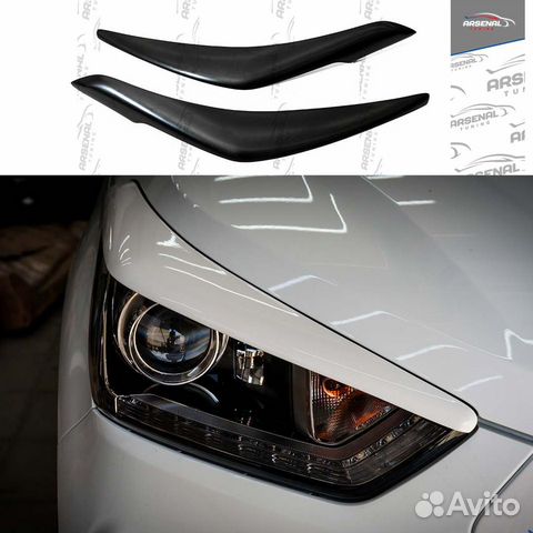 Реснички передней оптики для Hyundai Creta