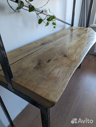 Полка стеллаж массив дуба