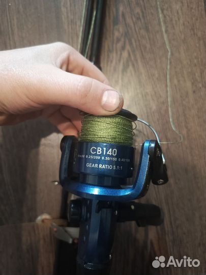 Спиннинг с катушкой