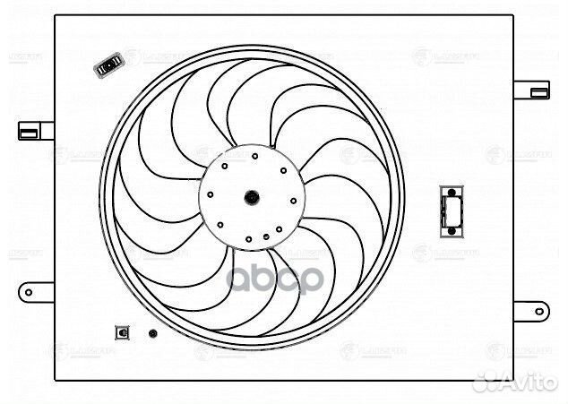 Э/вентилятор охл. changan CS35 (13) 1.6I LFK 3023