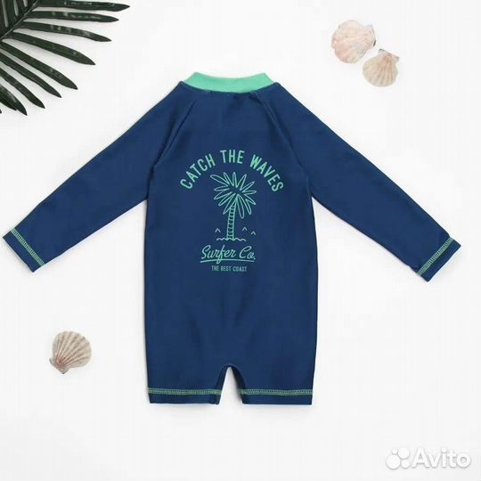 Купальник слитный детский для мальчика