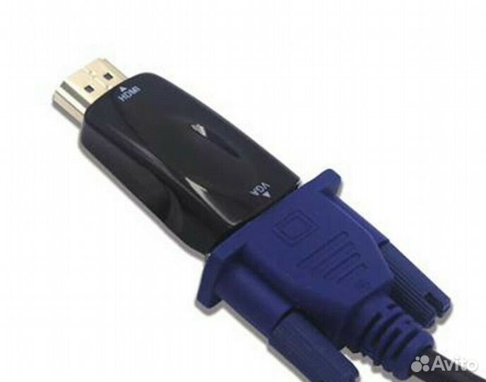 Активный переходник Hdmi - VGA с выводом звука