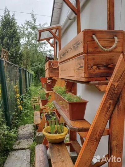 Стеллаж для растений, грядка, клумба