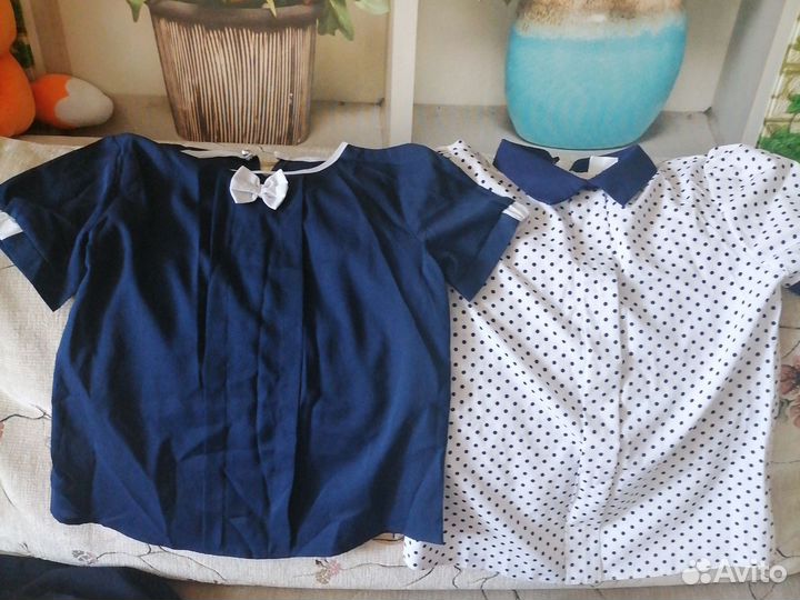 Блузки на девочку 7-8 лет