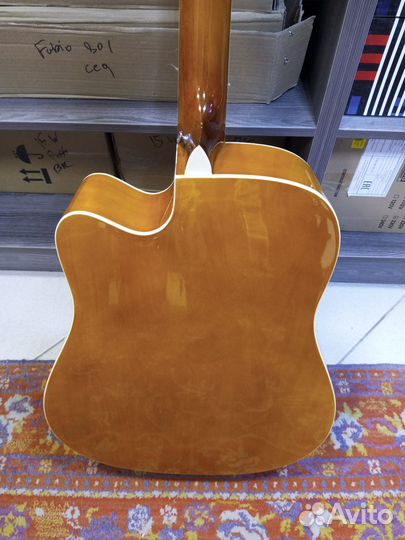 Гитара электроакустика новая
