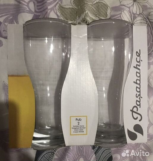 Набор пивных стаканов Pasabahce Bardak бокал
