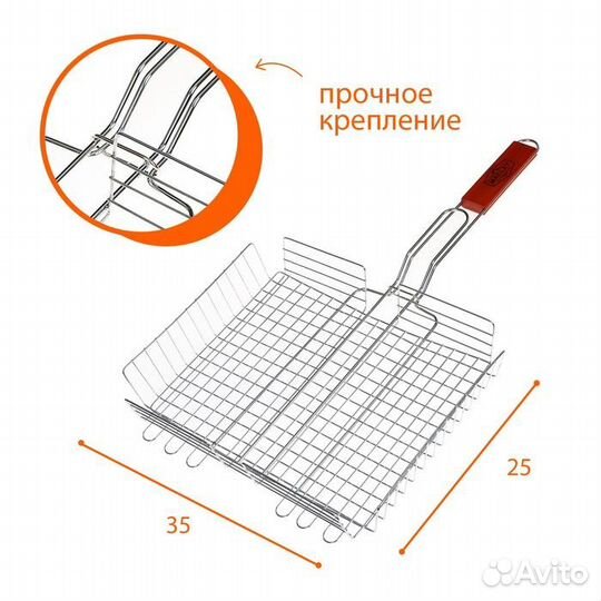 Решётка-гриль для мяса