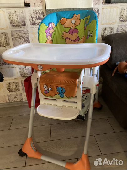 Стульчик для кормления chicco polly