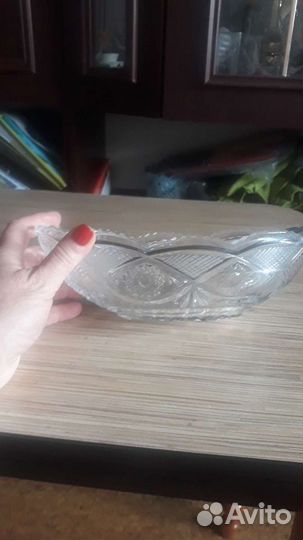 Салатник хрустальный