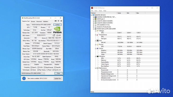 Игровой пк GeForce RTX 2060 Super + Ryzen 5 5500