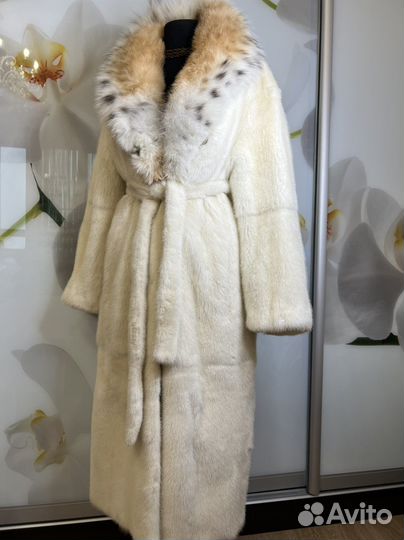 Норковая шуба с рысью