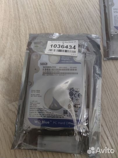 Жесткий диск HDD 2.5 Western Digital 500GB