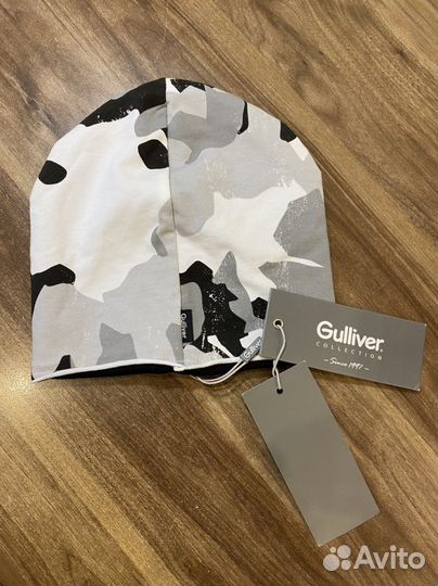 Шапка демисезонная для мальчика Gulliver 52см