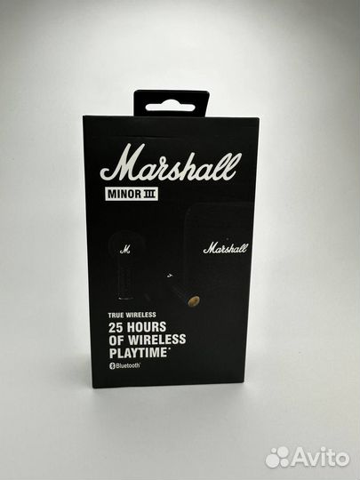 Беспроводные наушники Marshall minor 3/ Гарантия