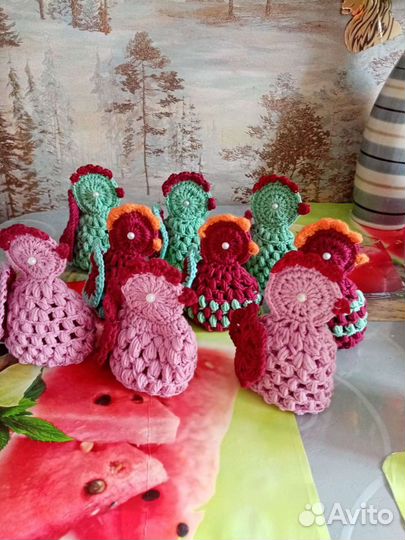 Курочки пасхальные