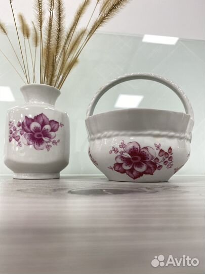 Вазочка и конфетница