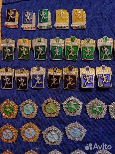 Значки разряды, гто, воин-спортсмен