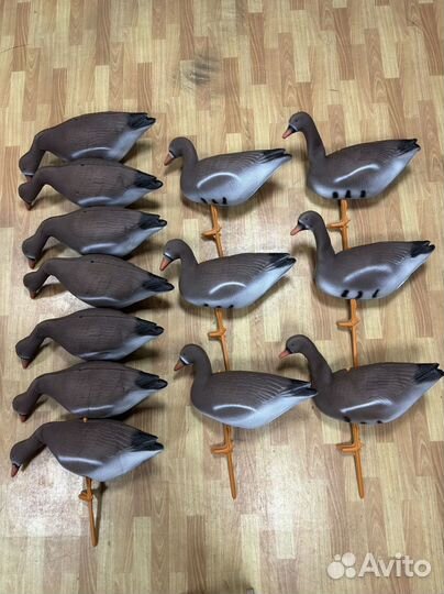 Чучела гусей 10 шт