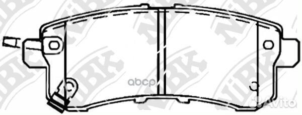 Колодки тормозные дисковые infiniti QX80 5.6 20