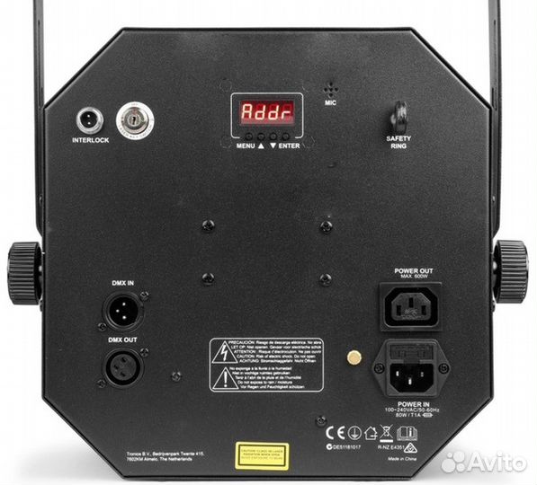 Световой прибор, эффект Derby Laser