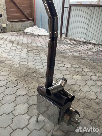 Печь дровяная для палатки, зимней рыбалки