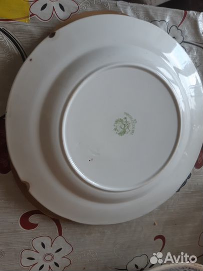 Тарелка большая, конец XIX века