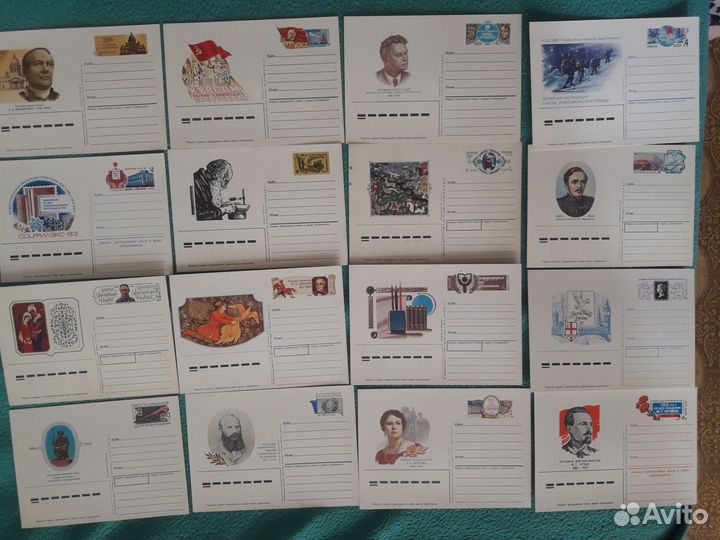 Открытки и конверты СССР с оригинальными марками
