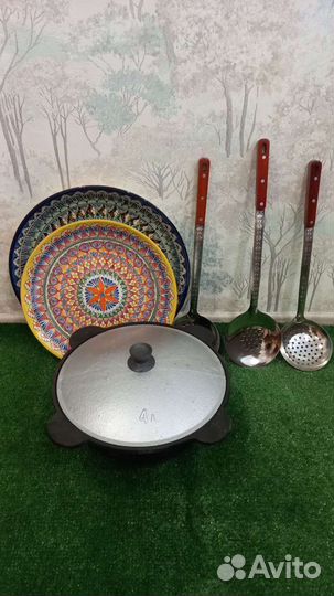 Казан чугунный 4 лит