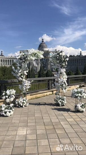 Арка для выездной регистрации, фотозона