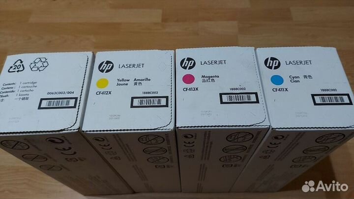 Картриджи HP 410xc 411x 412x 413x