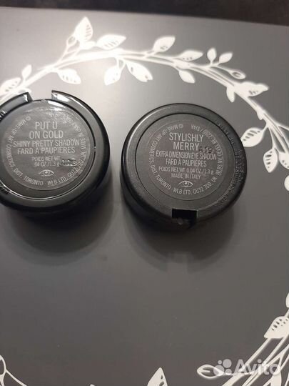 Mac тени для век