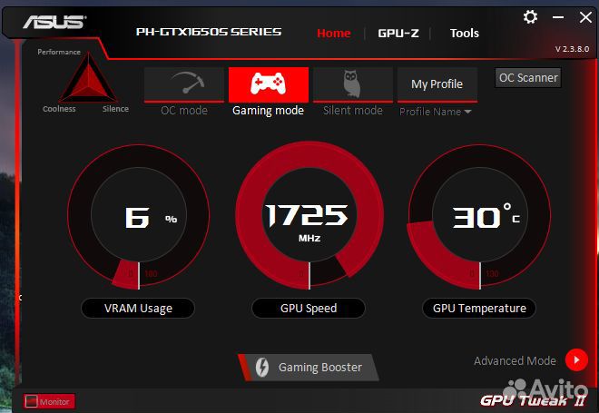 Asus GeForce GTX 1650 super phoenix OC