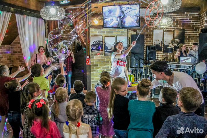 Шоу мыльных пузырей на ваш праздник