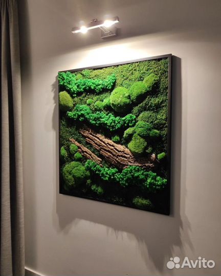 Панно на стену из мха
