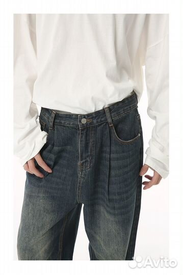 Широкие джинсы balenciaga jaded london type y2k