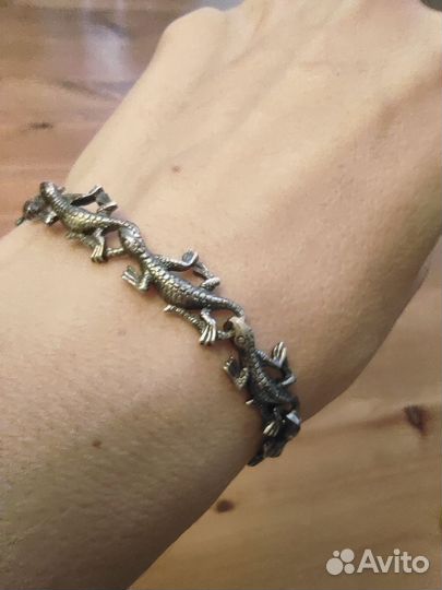 Серьги саламандра серебро 925